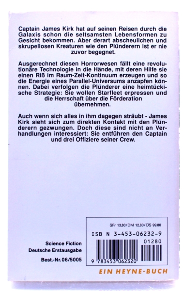 Star Trek The Original Series Roman (Softcover): Das Drei-Minuten-Universum von Heyne